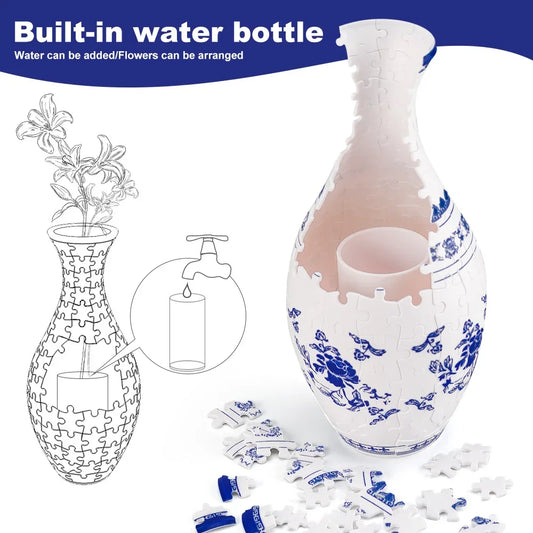 Buildable Puzzle Flower Vase